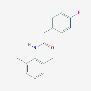 molecular formula C16H16FNO B290981 N-(2,6-dimethylphenyl)-2-(4-fluorophenyl)acetamide 