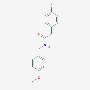 2-(4-fluorophenyl)-N-(4-methoxybenzyl)acetamide