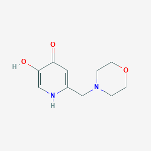 molecular formula C10H14N2O3 B2909828 5-hydroxy-2-(morpholinomethyl)-4(1H)-pyridinone CAS No. 1436831-50-3