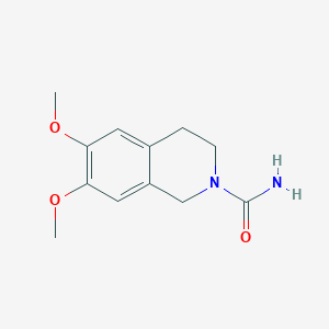 molecular formula C12H16N2O3 B2909859 6,7-二甲氧基-1,2,3,4-四氢异喹啉-2-甲酰胺 CAS No. 181295-01-2