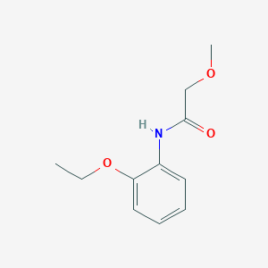 molecular formula C11H15NO3 B290987 N-(2-ethoxyphenyl)-2-methoxyacetamide 