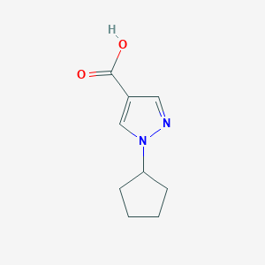 B2909927 1-cyclopentyl-1H-pyrazole-4-carboxylic acid CAS No. 1006452-51-2