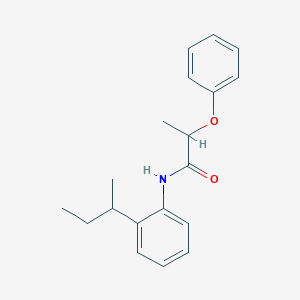 molecular formula C19H23NO2 B290993 N-(2-sec-butylphenyl)-2-phenoxypropanamide 
