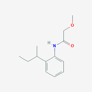 molecular formula C13H19NO2 B290994 N-(2-sec-butylphenyl)-2-methoxyacetamide 