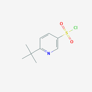 molecular formula C9H12ClNO2S B2909946 6-Tert-butylpyridine-3-sulfonyl chloride CAS No. 1037241-40-9