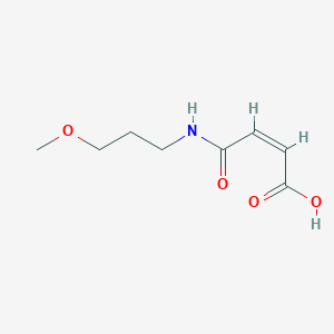 molecular formula C8H13NO4 B2909969 (Z)-4-((3-methoxypropyl)amino)-4-oxobut-2-enoic acid CAS No. 51992-12-2