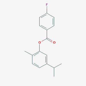 5-Isopropyl-2-methylphenyl 4-fluorobenzoate