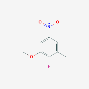 molecular formula C8H8FNO3 B2909986 2-Fluoro-3-methyl-5-nitroanisole CAS No. 1804495-50-8