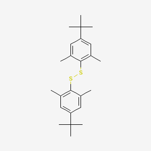 molecular formula C24H34S2 B2909994 Bis(4-tert-butyl-2,6-dimethylphenyl) disulfide CAS No. 68819-90-9