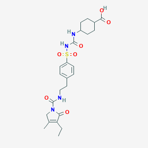 molecular formula C24H32N4O7S B029101 反-羧基格列美脲 CAS No. 127554-90-9