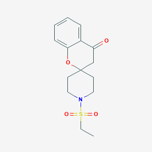 molecular formula C15H19NO4S B2910102 1'-(Ethylsulfonyl)spiro[chroman-2,4'-piperidin]-4-one CAS No. 877811-37-5