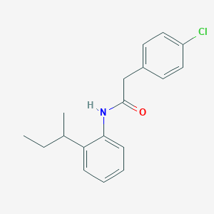 N-[2-(butan-2-yl)phenyl]-2-(4-chlorophenyl)acetamide