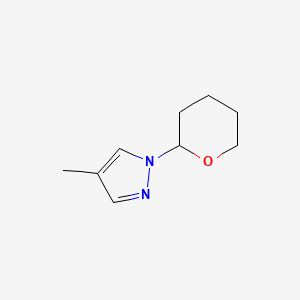 B2910134 4-Methyl-1-(tetrahydro-pyran-2-yl)-1h-pyrazole CAS No. 1174132-49-0
