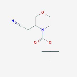 Tert-butyl 3-(cyanomethyl)morpholine-4-carboxylate