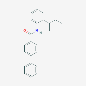 N-[2-(butan-2-yl)phenyl]biphenyl-4-carboxamide