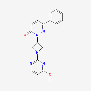 2-[1-(4-Methoxypyrimidin-2-yl)azetidin-3-yl]-6-phenylpyridazin-3-one