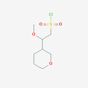 2-Methoxy-2-(oxan-3-yl)ethane-1-sulfonyl chloride