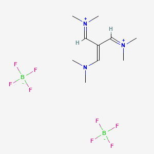 B2910199 [3-(Dimethylamino)-2-(dimethyliminiomethyl)prop-2-enylidene]dimethylammonium ditetrafluoroborate CAS No. 117820-89-0