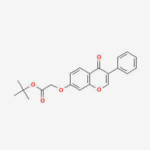 B2910210 Tert-butyl 2-(4-oxo-3-phenylchromen-7-yl)oxyacetate CAS No. 449739-34-8