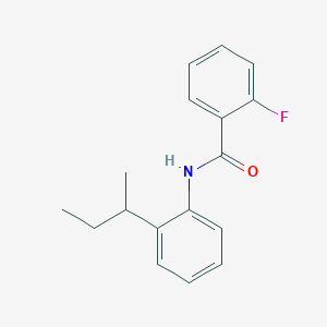 N-(2-sec-butylphenyl)-2-fluorobenzamide