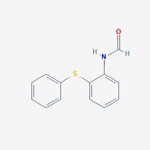 molecular formula C13H11NOS B2910221 N-[2-(Phenylsulfanyl)phenyl]formamide CAS No. 1489-24-3