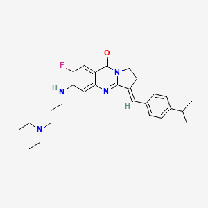 molecular formula C28H35FN4O B2910225 Blm-IN-1 CAS No. 2056014-40-3