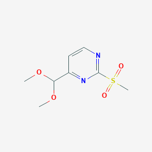 4-(Dimethoxymethyl)-2-(methylsulfonyl)pyrimidine