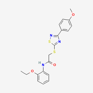 N-(2-ethoxyphenyl)-2-((3-(4-methoxyphenyl)-1,2,4-thiadiazol-5-yl)thio)acetamide