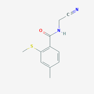 N-(Cyanomethyl)-4-methyl-2-methylsulfanylbenzamide