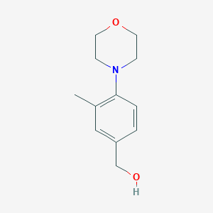 [3-Methyl-4-(morpholin-4-yl)phenyl]methanol