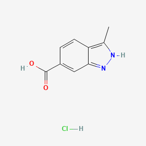 3-Methyl-2H-indazole-6-carboxylic acid;hydrochloride