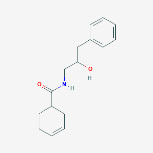 N-(2-hydroxy-3-phenylpropyl)cyclohex-3-enecarboxamide