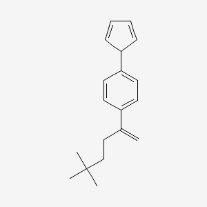 1-(2,4-Cyclopentadienyl)-4-[1-(3,3-dimethylbutyl)vinyl]benzene