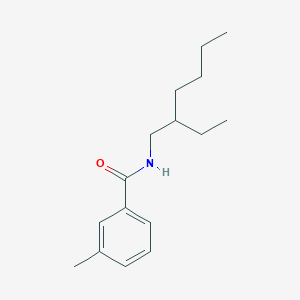 molecular formula C16H25NO B291028 N-(2-ethylhexyl)-3-methylbenzamide 