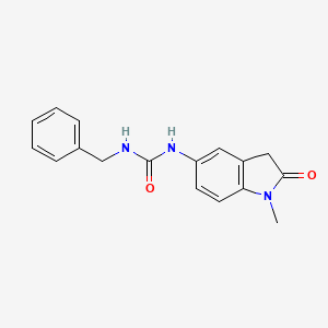 1-Benzyl-3-(1-methyl-2-oxoindolin-5-yl)urea