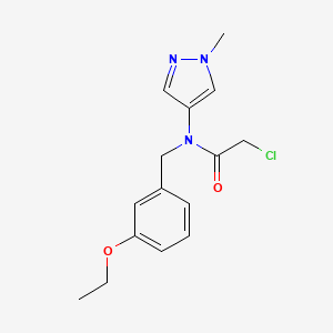 2-Chloro-N-[(3-ethoxyphenyl)methyl]-N-(1-methylpyrazol-4-yl)acetamide