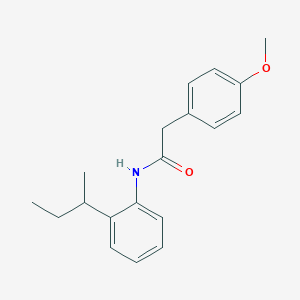 molecular formula C19H23NO2 B291031 N-(2-sec-butylphenyl)-2-(4-methoxyphenyl)acetamide 