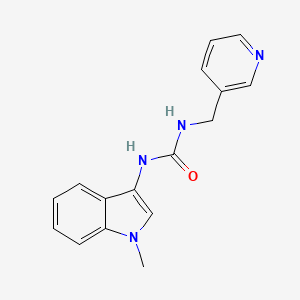1-(1-methyl-1H-indol-3-yl)-3-(pyridin-3-ylmethyl)urea