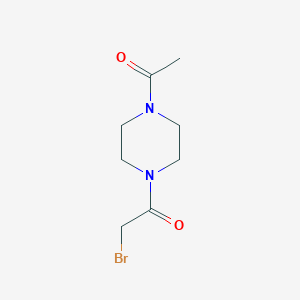 Piperazine, 1-acetyl-4-(bromoacetyl)-
