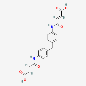 4-(4-{4-[(3-Carboxyacryloyl)amino]benzyl}anilino)-4-oxobut-2-enoic acid
