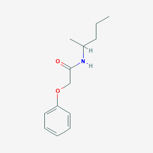 molecular formula C13H19NO2 B291038 N-(1-methylbutyl)-2-phenoxyacetamide 