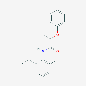molecular formula C18H21NO2 B291039 N-(2-ethyl-6-methylphenyl)-2-phenoxypropanamide 
