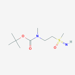 molecular formula C9H20N2O3S B2910412 Tert-butyl N-methyl-N-[2-(methylsulfonimidoyl)ethyl]carbamate CAS No. 2287297-81-6