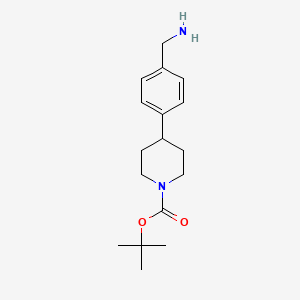 Tert-butyl 4-(4-(aminomethyl)phenyl)piperidine-1-carboxylate