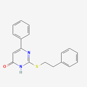 2-(phenethylthio)-6-phenylpyrimidin-4(3H)-one