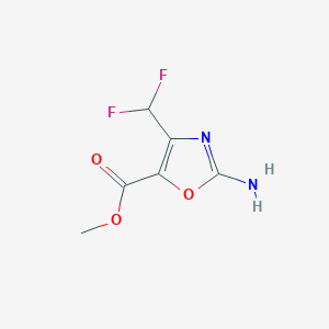 Methyl 2-amino-4-(difluoromethyl)-1,3-oxazole-5-carboxylate