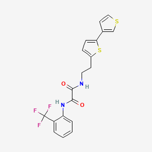 N-(2-{[2,3'-bithiophene]-5-yl}ethyl)-N'-[2-(trifluoromethyl)phenyl]ethanediamide