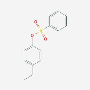 molecular formula C14H14O3S B291045 4-Ethylphenyl benzenesulfonate 