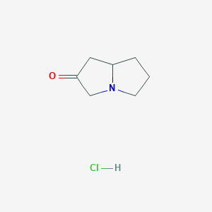 hexahydro-1H-pyrrolizin-2-one hydrochloride