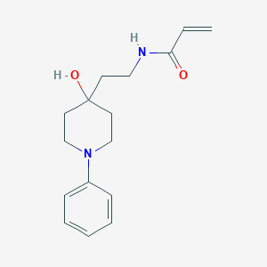 N-[2-(4-Hydroxy-1-phenylpiperidin-4-yl)ethyl]prop-2-enamide